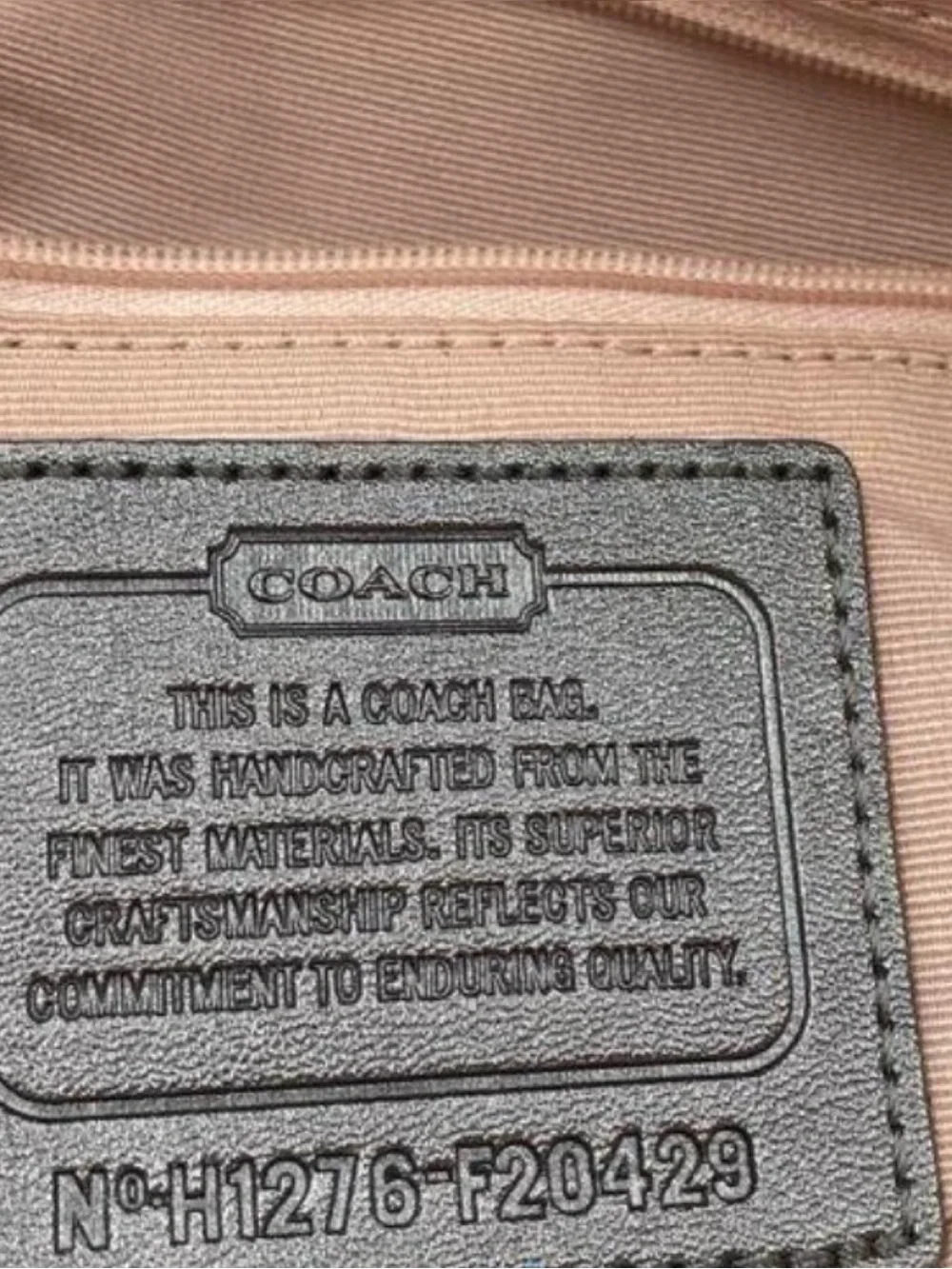 Coach Tote Bag in Charcoal Gray